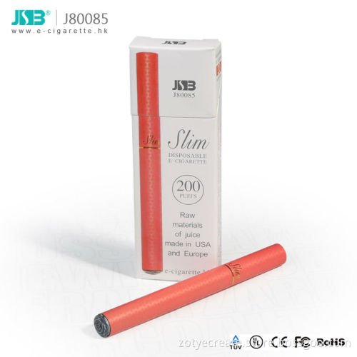 JSB-J80085 Slim disposable electronic hookah vaporizer e cigarette